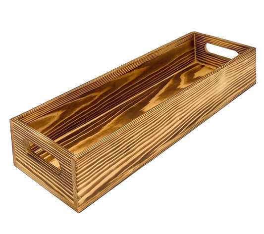 Wood Serving Tray 15x5 Inch Long for Farmhouse Home Decoration