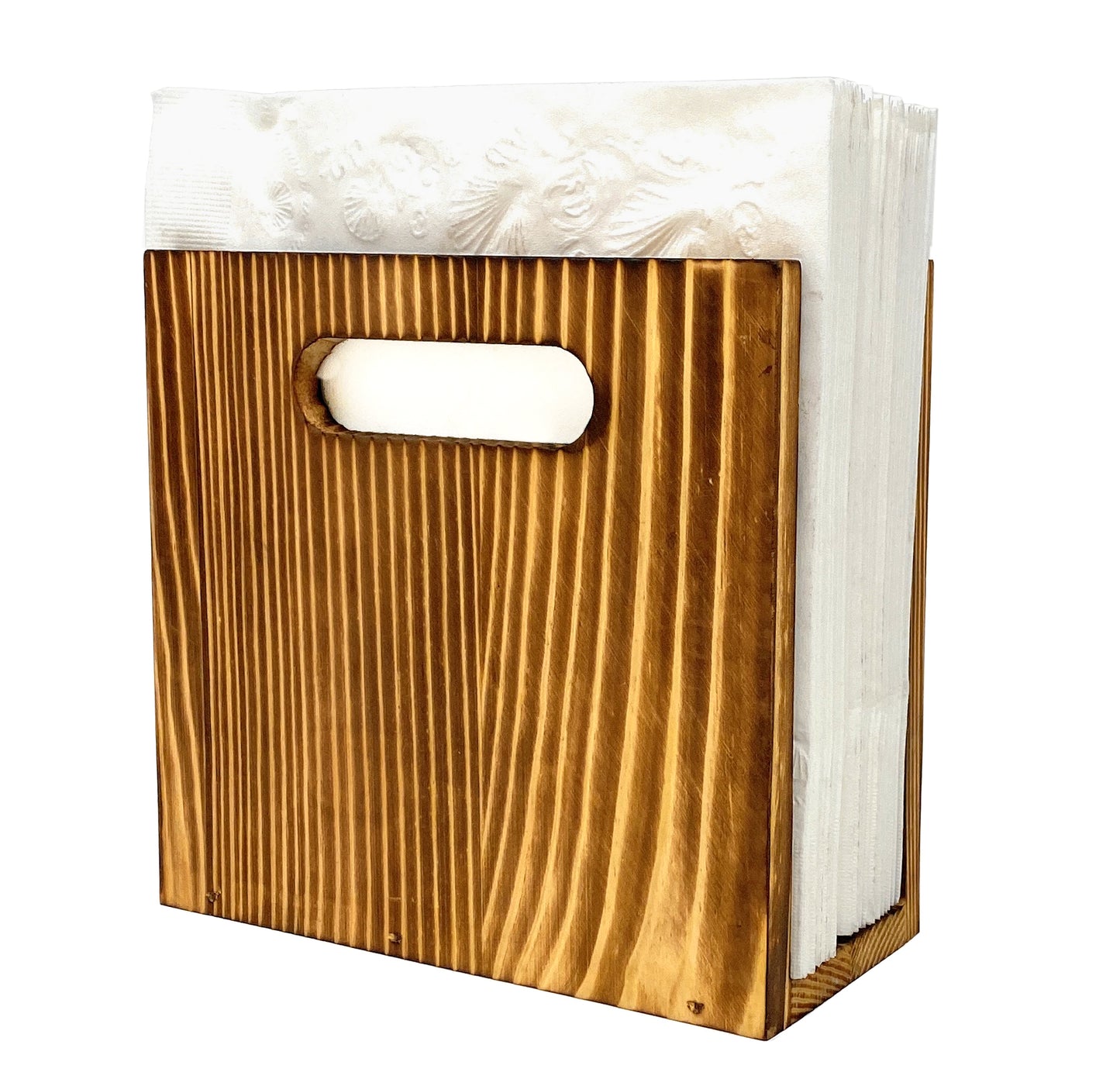 Wood Napkin Holder for Farmhouse Decoration